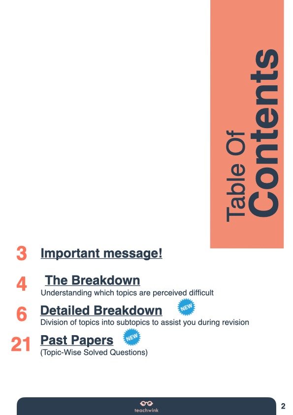 Ebook Table of Contents on Tablet