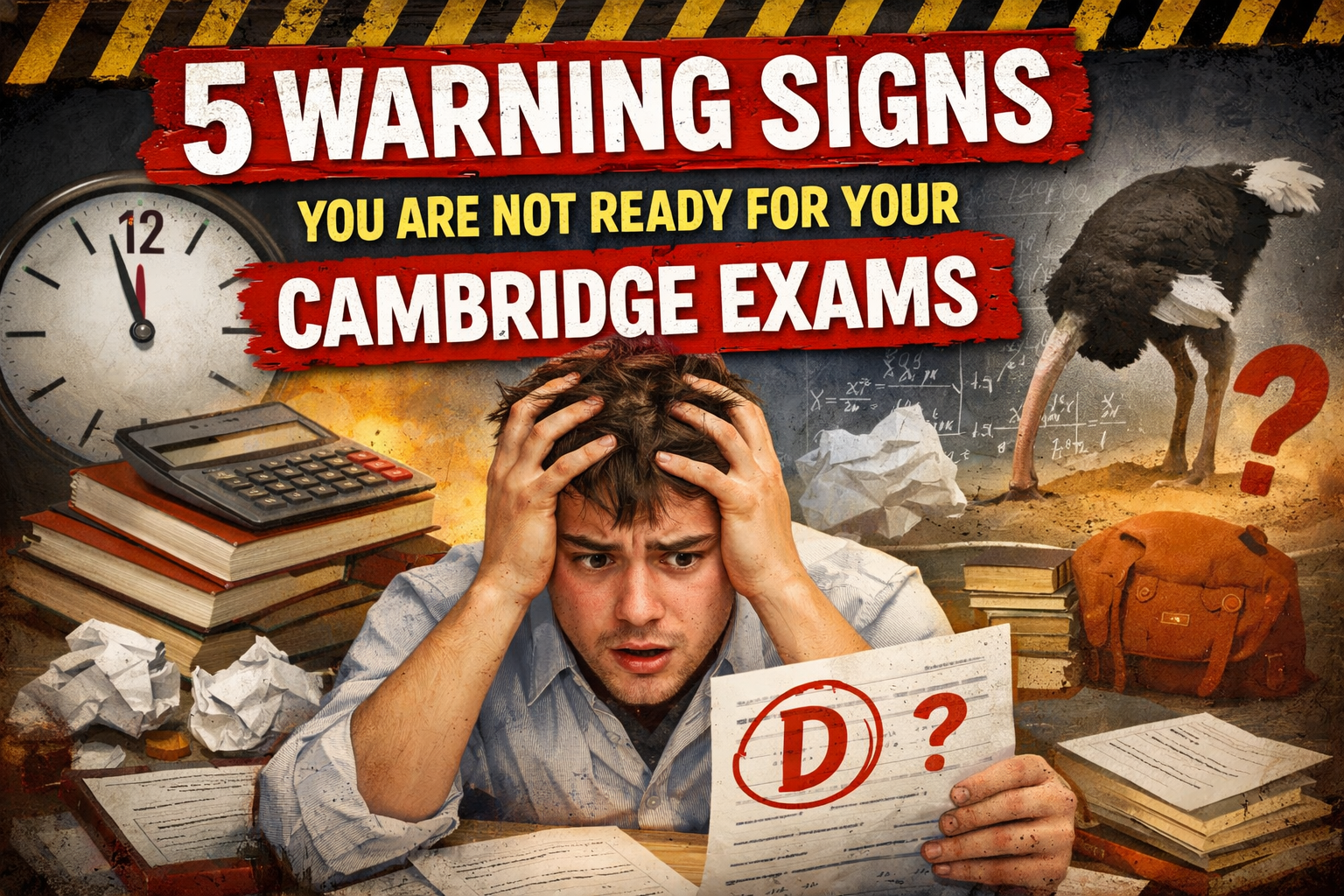 5 Warning Signs You Are Not Ready for Your Cambridge Exams