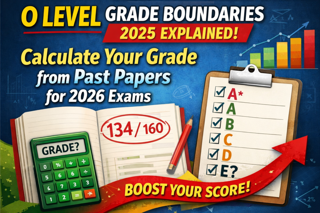 O Level Math Grading O Level Grade Boundaries 2025: How to Calculate your grade?