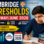 Cambridge Thresholds for May/June 2026