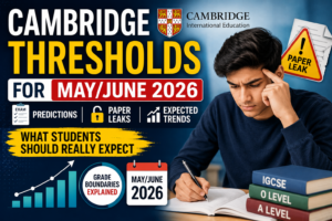 Cambridge Thresholds for May/June 2026