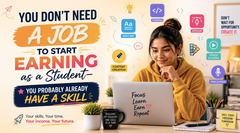 You Don’t Need a Job to Start Earning as a Student—You Probably Already Have a Skill