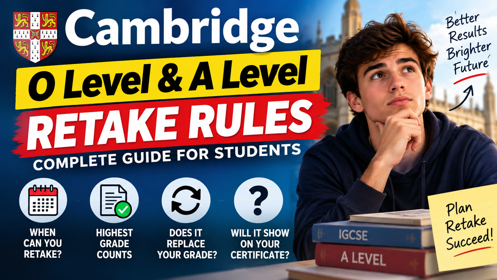 Cambridge O Level & A Level Retake Rules: Complete Guide for Students